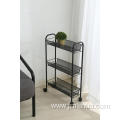 3 mesh tier kitchen cart